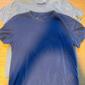 American Age Gray and Blue Vintage Fit Shirt